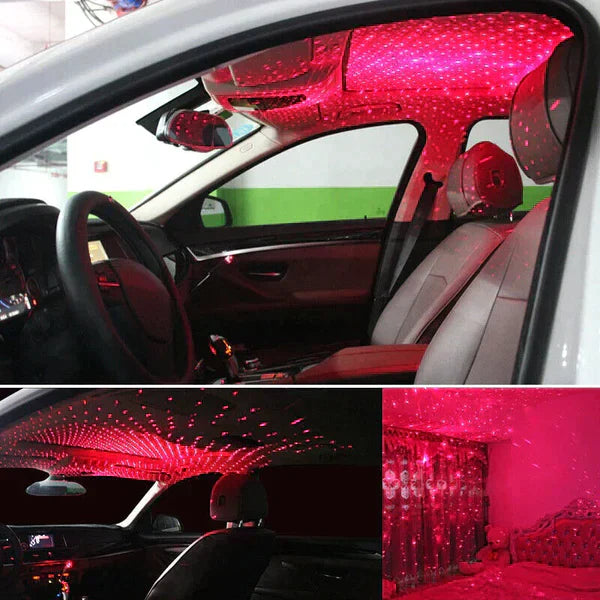 5V USB POWERED GALAXY STAR PROJECTOR LAMP ROMANTIC LED STARRY SKY NIGHT LIGHT FOR CAR